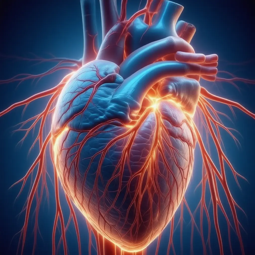 Medical visualization of Heart Palpitations clinical presentation