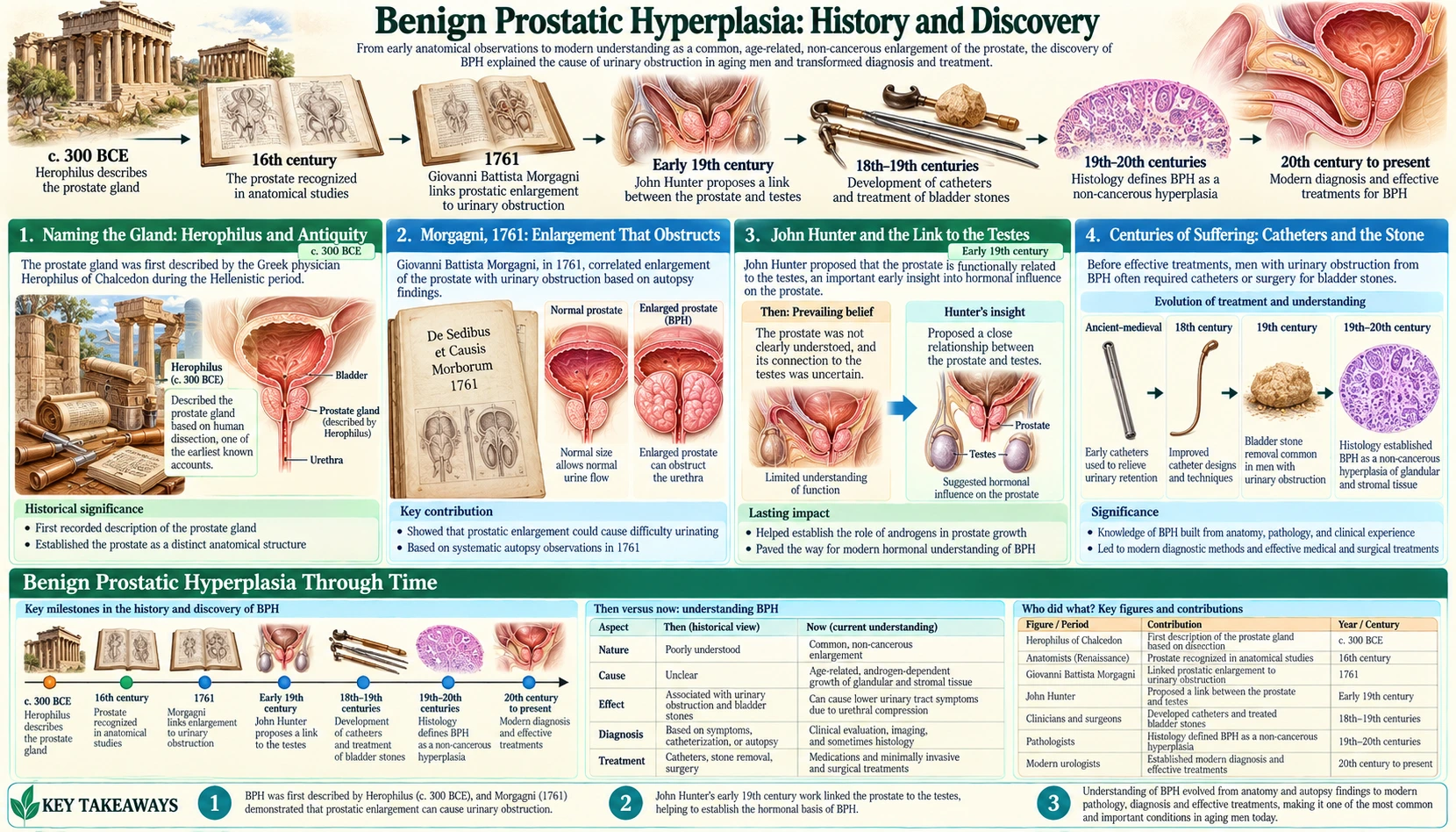 History — scientific infographic poster