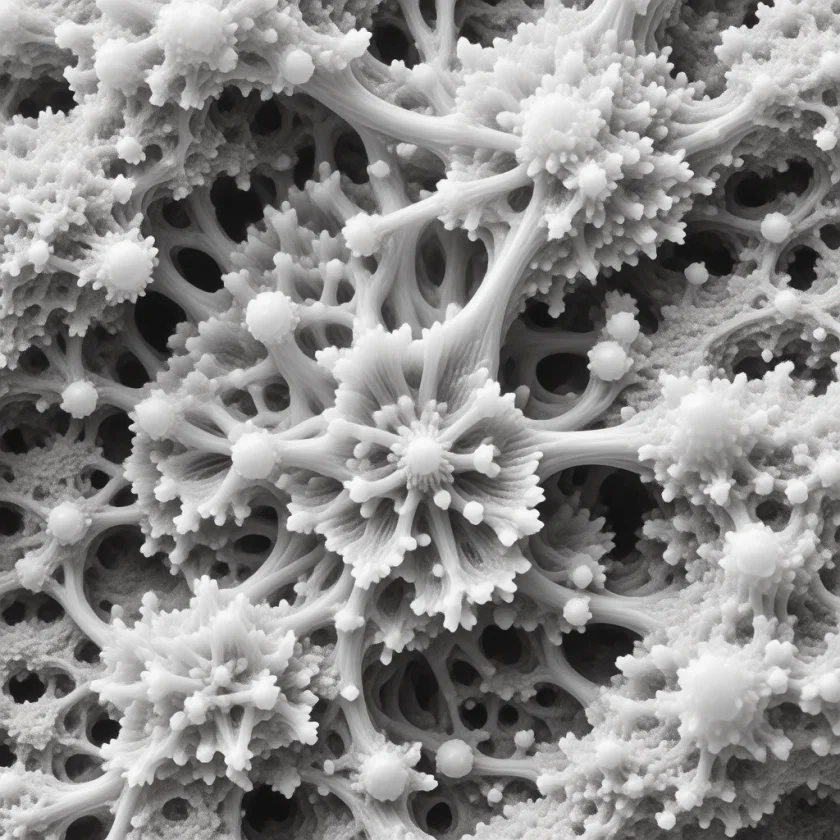 Oxalate crystals filling the kidney tubules