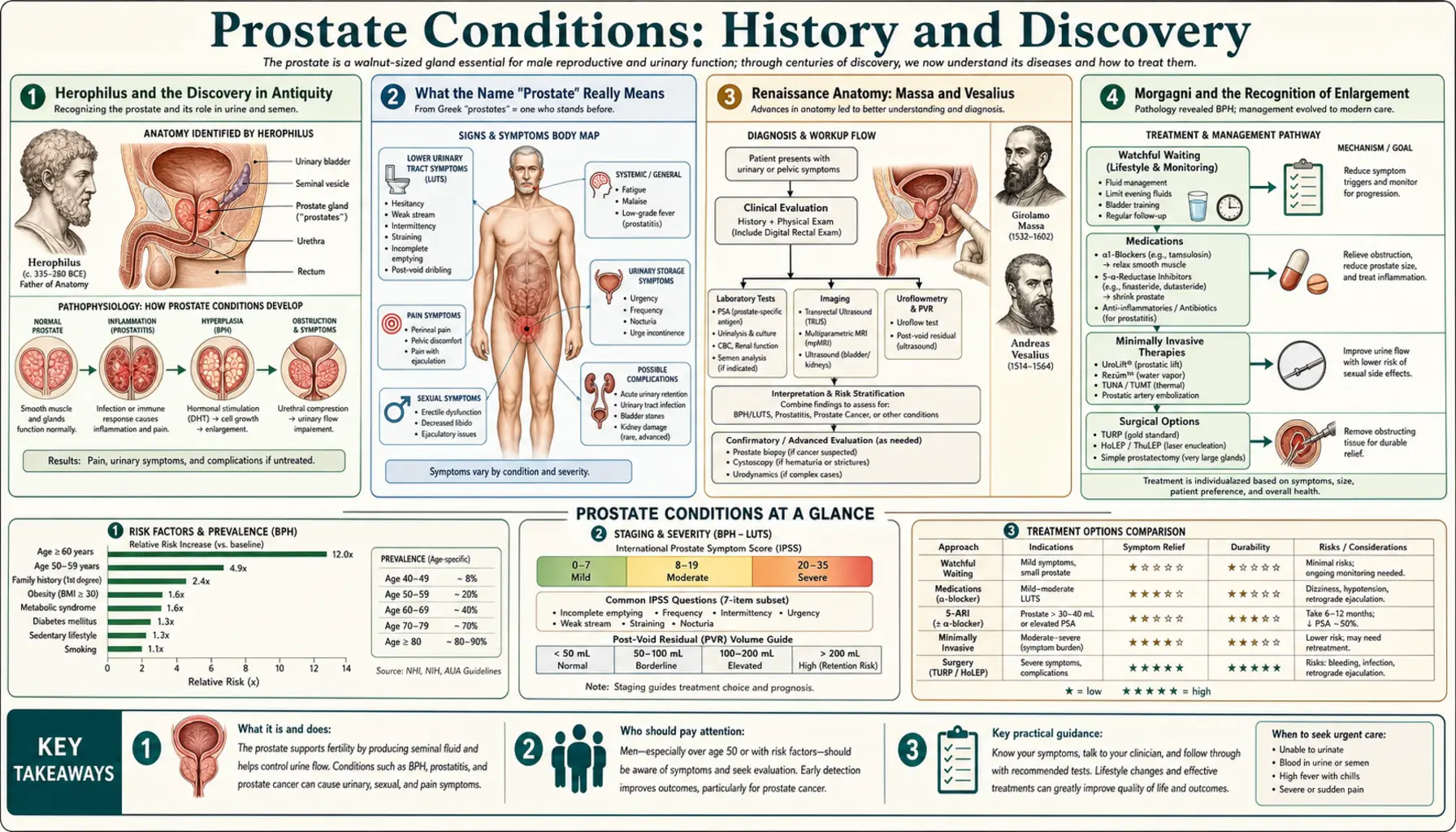 History — scientific infographic poster