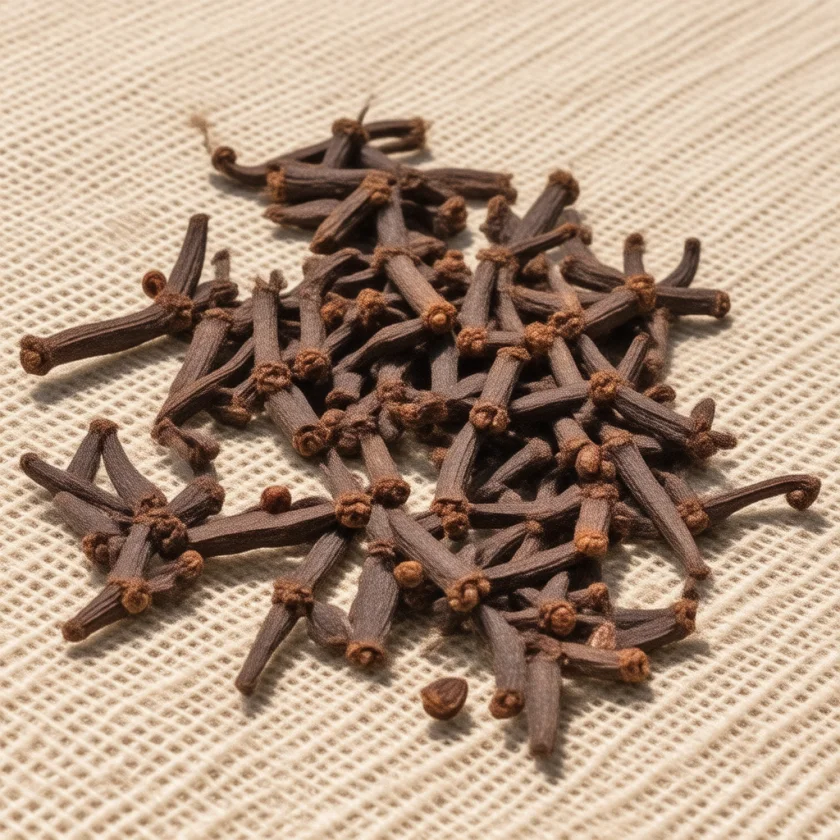 Cloves drying; imported spices drew a 2025 import rule