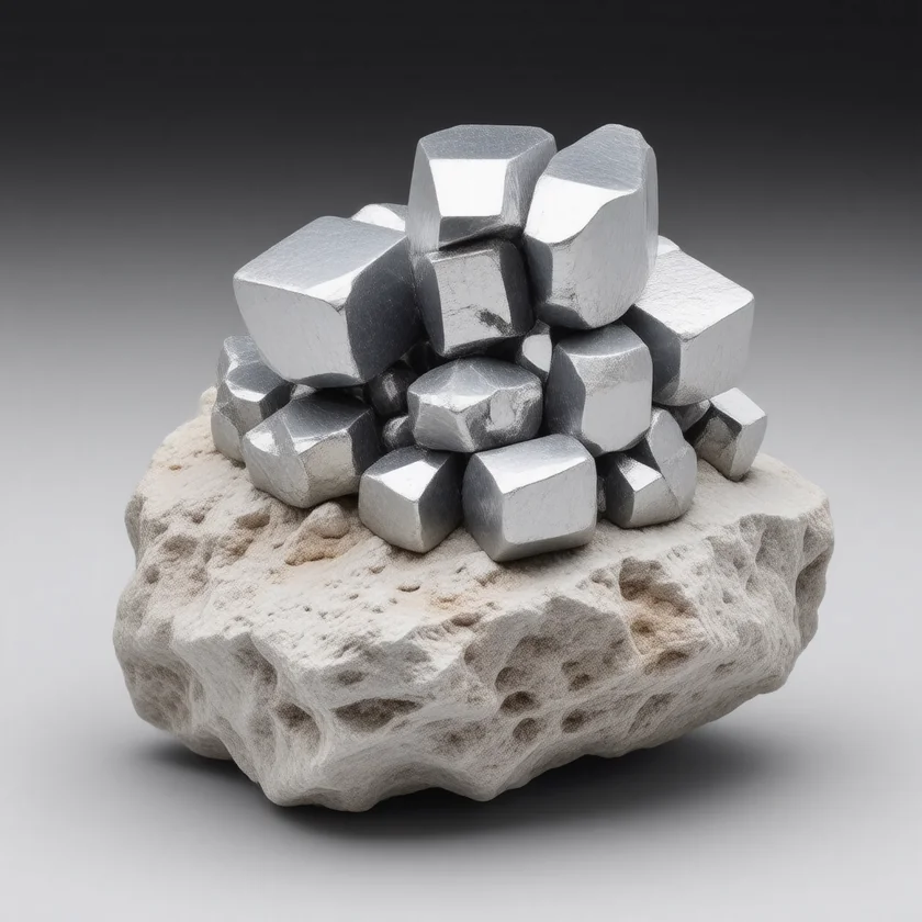 Galena, the main natural ore of lead