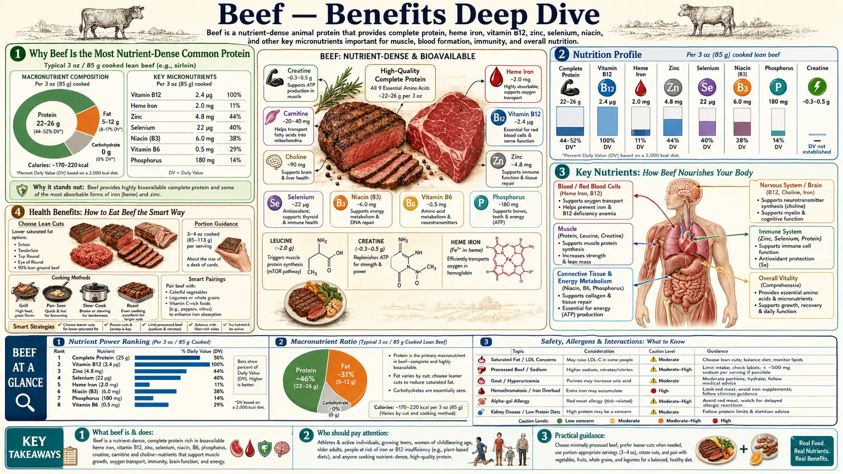 Benefits — scientific infographic poster