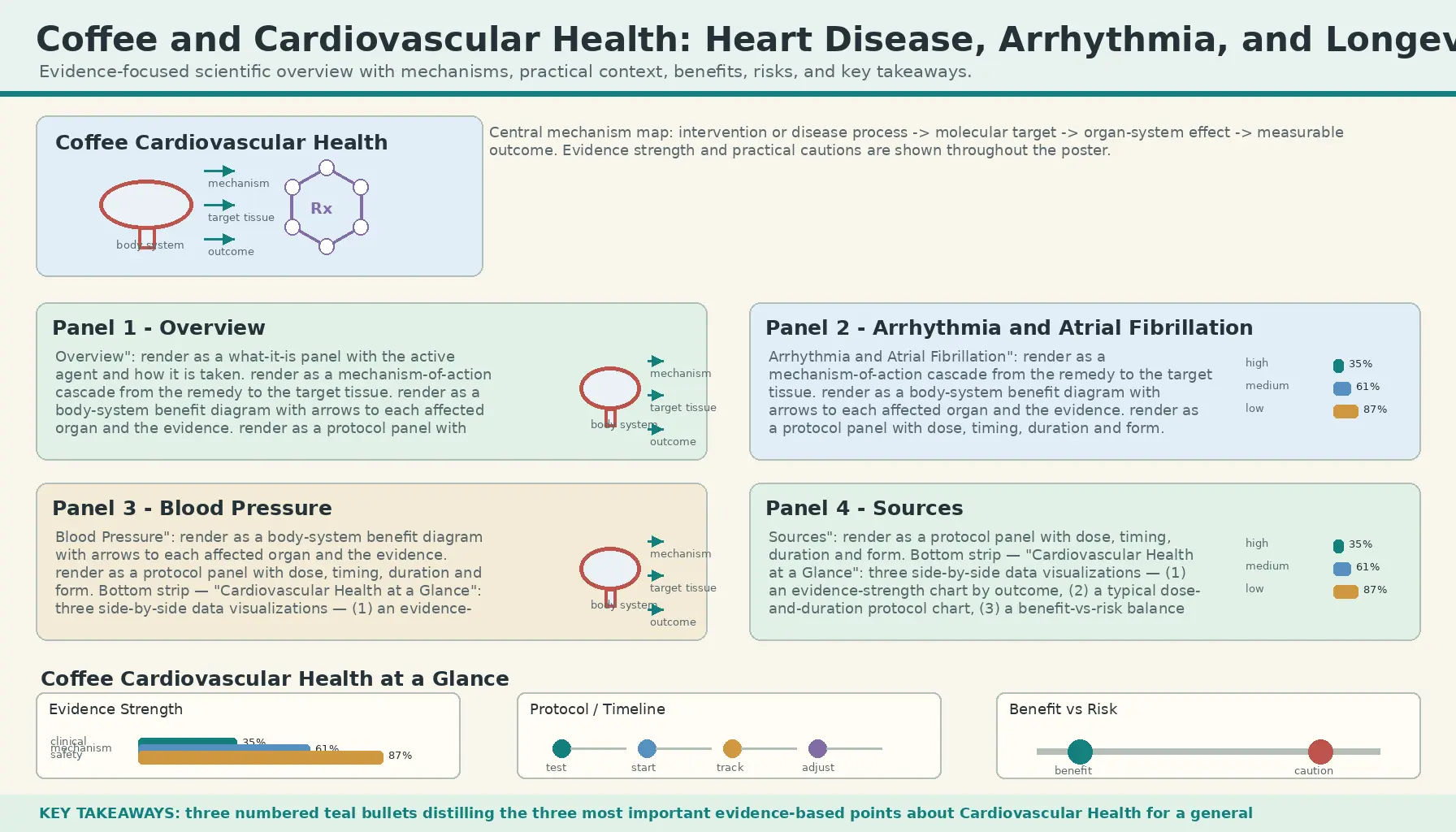 Cardiovascular Health — scientific infographic poster
