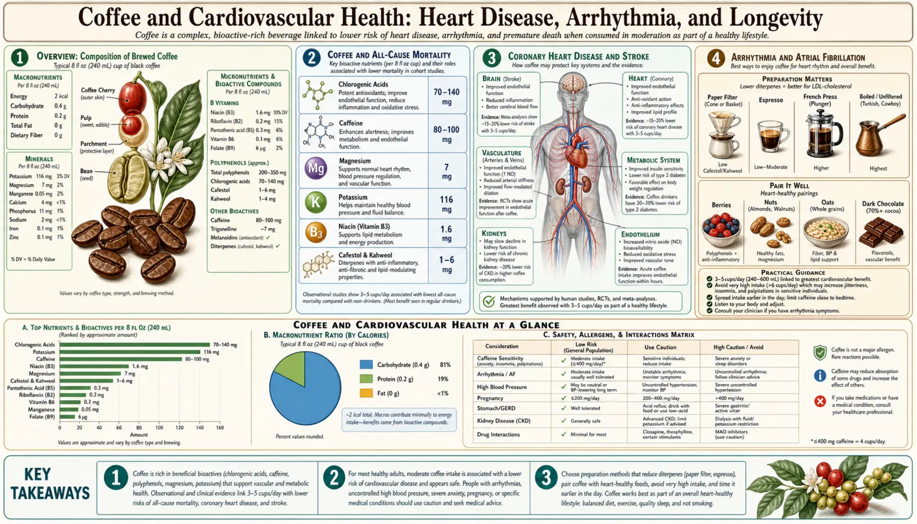 Cardiovascular Health — scientific infographic poster