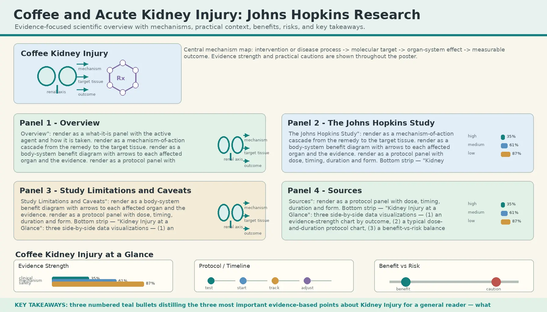 Kidney Injury — scientific infographic poster