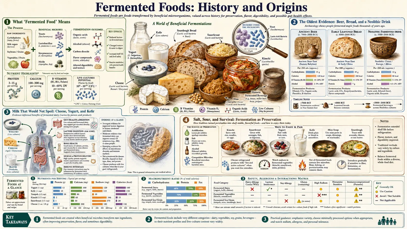History — scientific infographic poster
