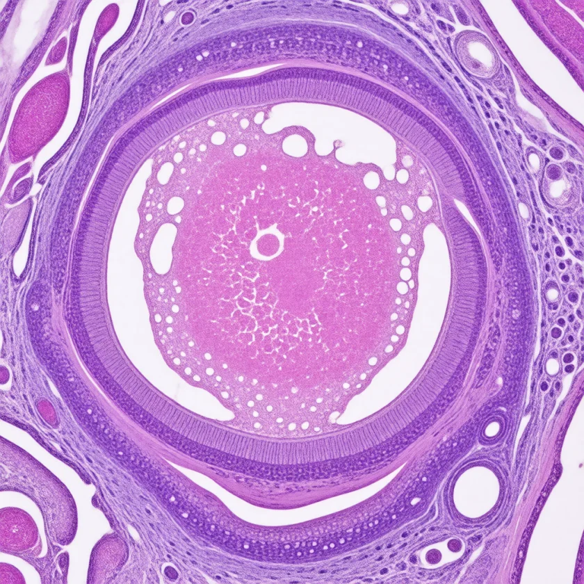 A healthy artery wall, where LDL cholesterol matters