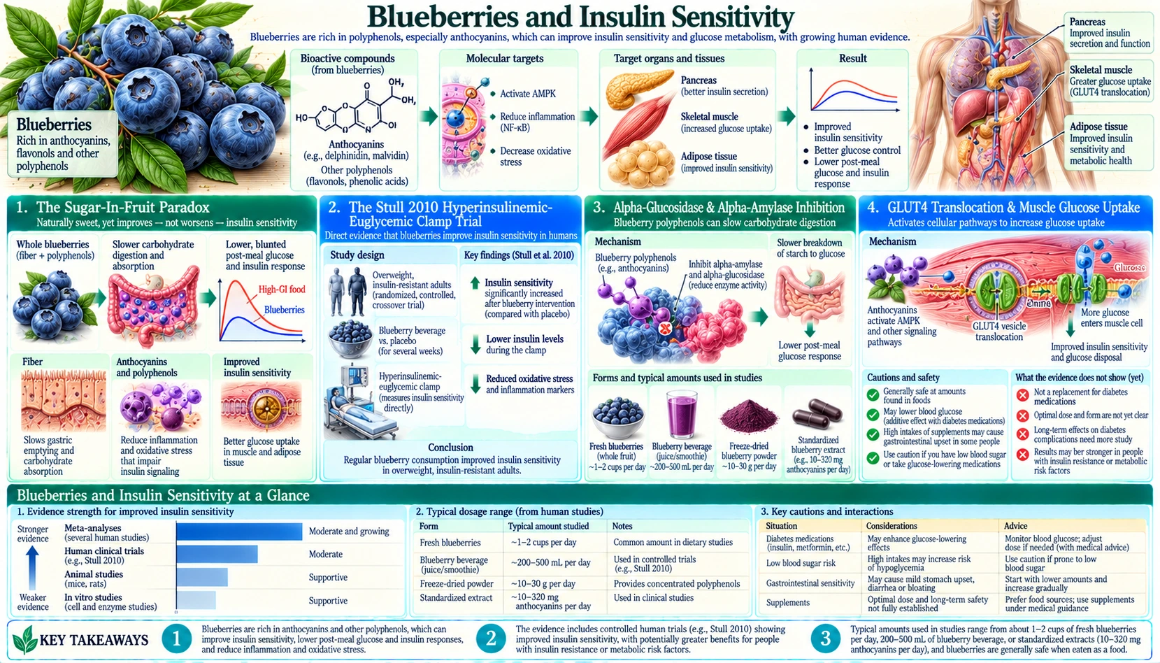 Insulin Sensitivity — scientific infographic poster