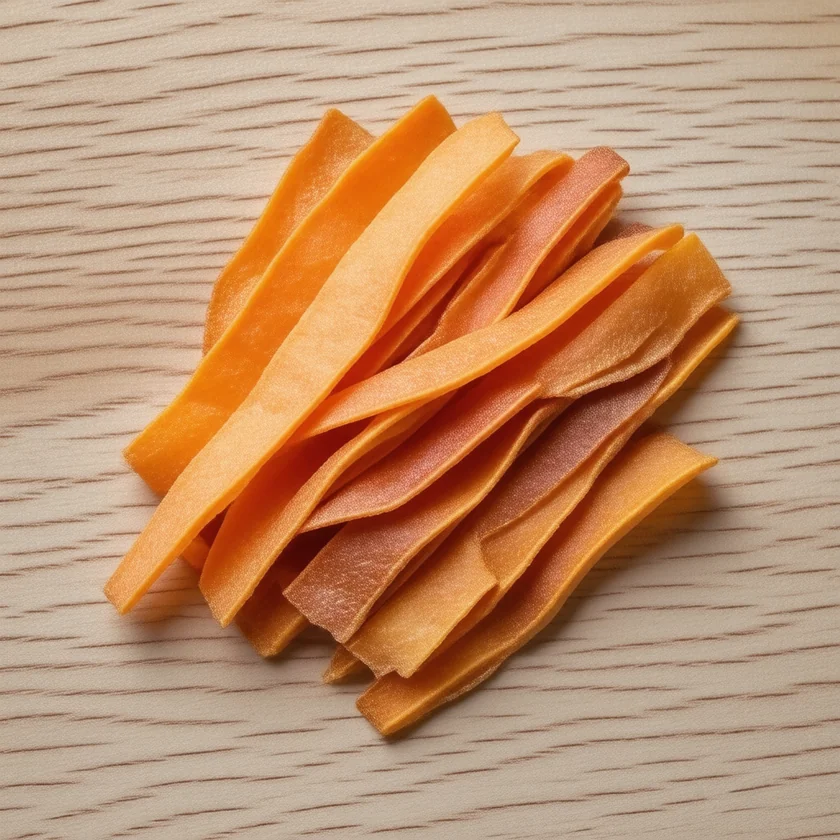 Dried mango, where the fruit's sugar is concentrated