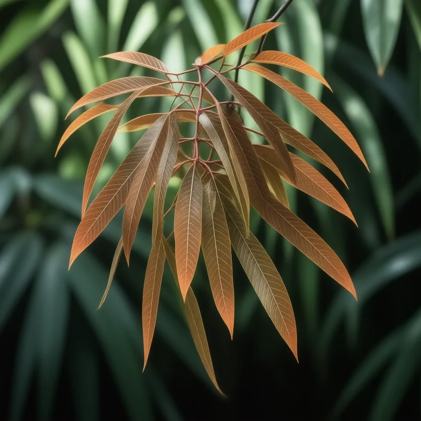 Young mango leaves, a rich source of mangiferin
