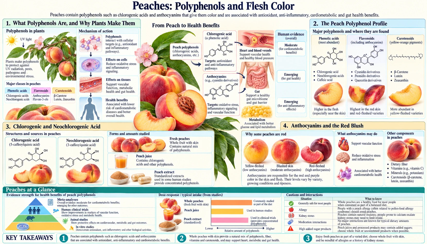 Polyphenols and Flesh Color — scientific infographic poster