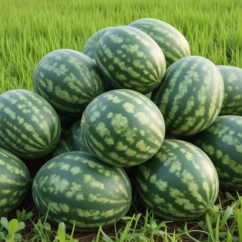 Watermelons at harvest