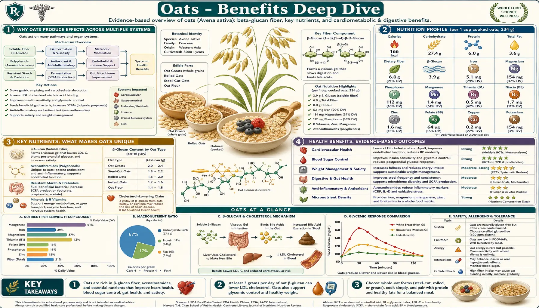 Benefits — scientific infographic poster