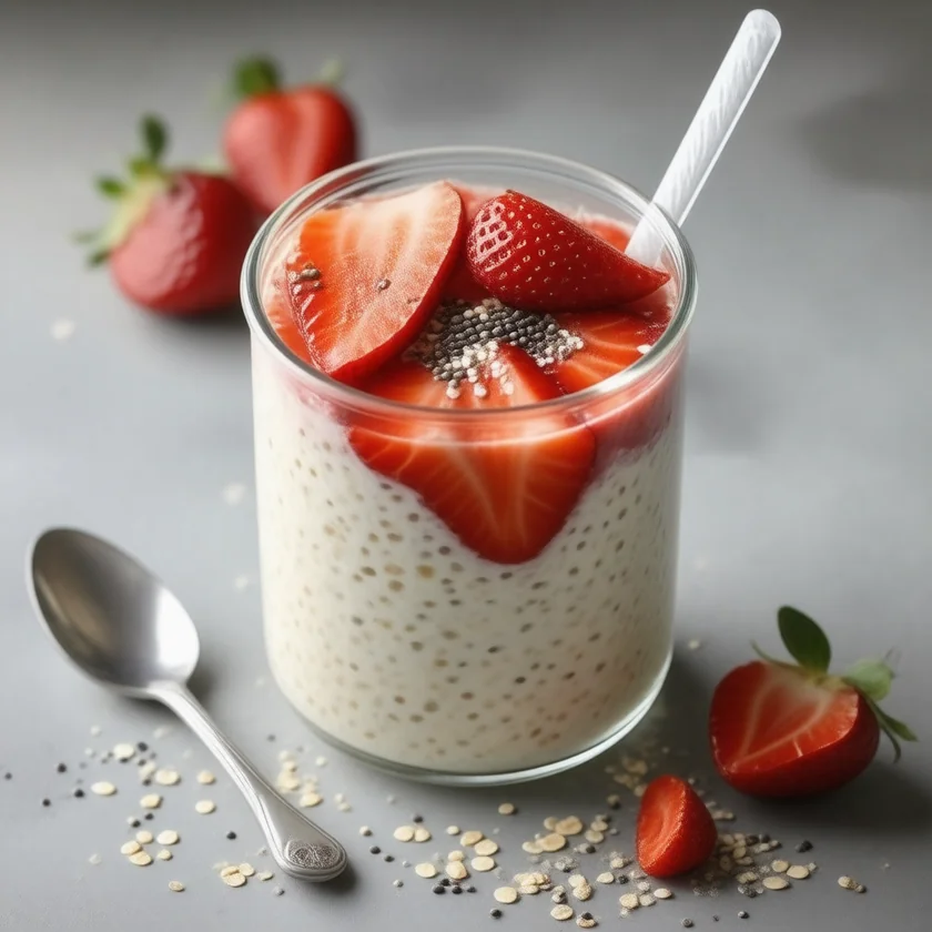 Overnight oats in a jar