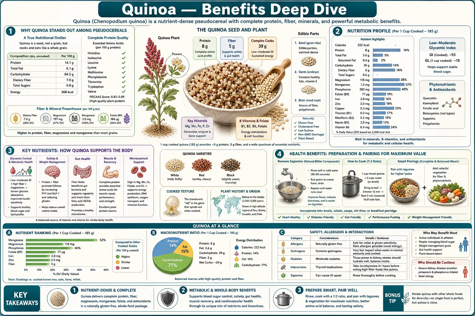 Benefits — scientific infographic poster