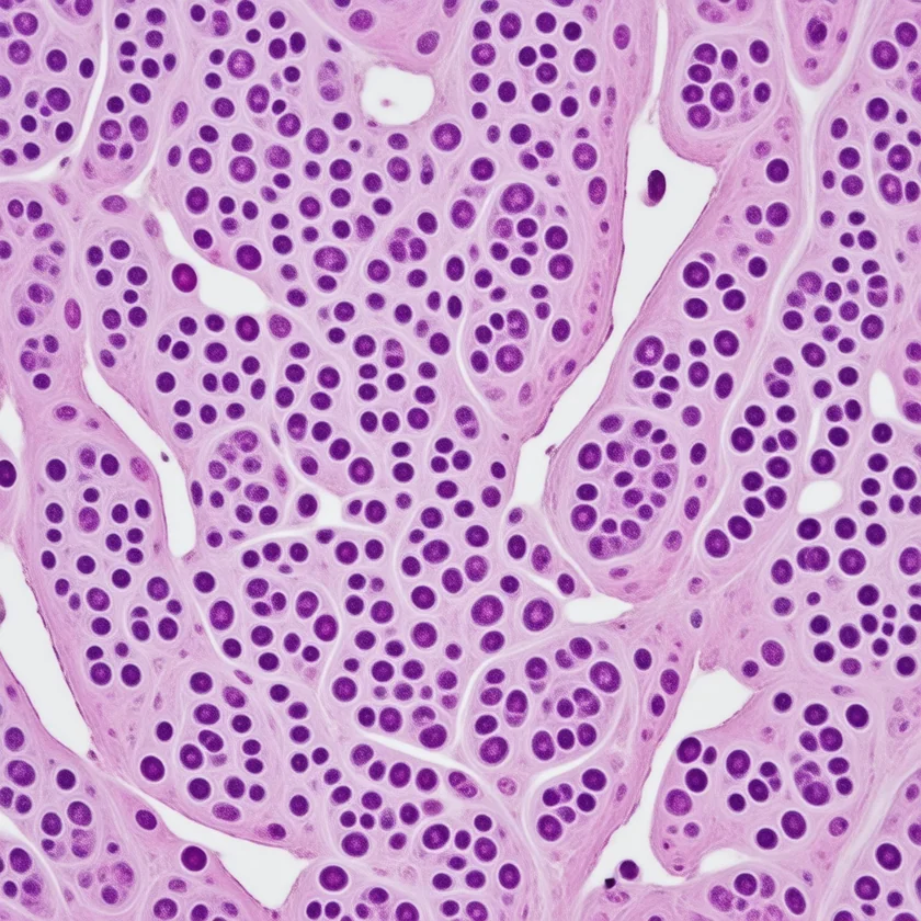 Coeliac disease: shortened villi and extra immune cells