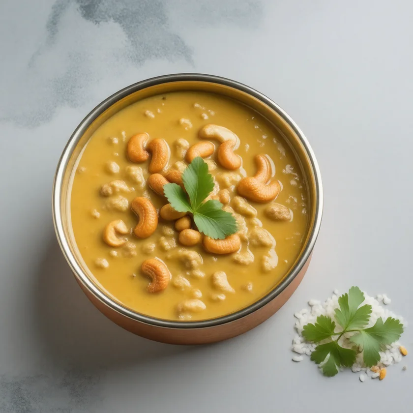A South Asian curry thickened with ground cashews