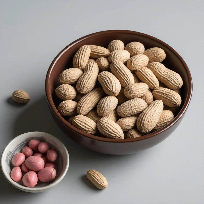 Boiled peanuts in the shell