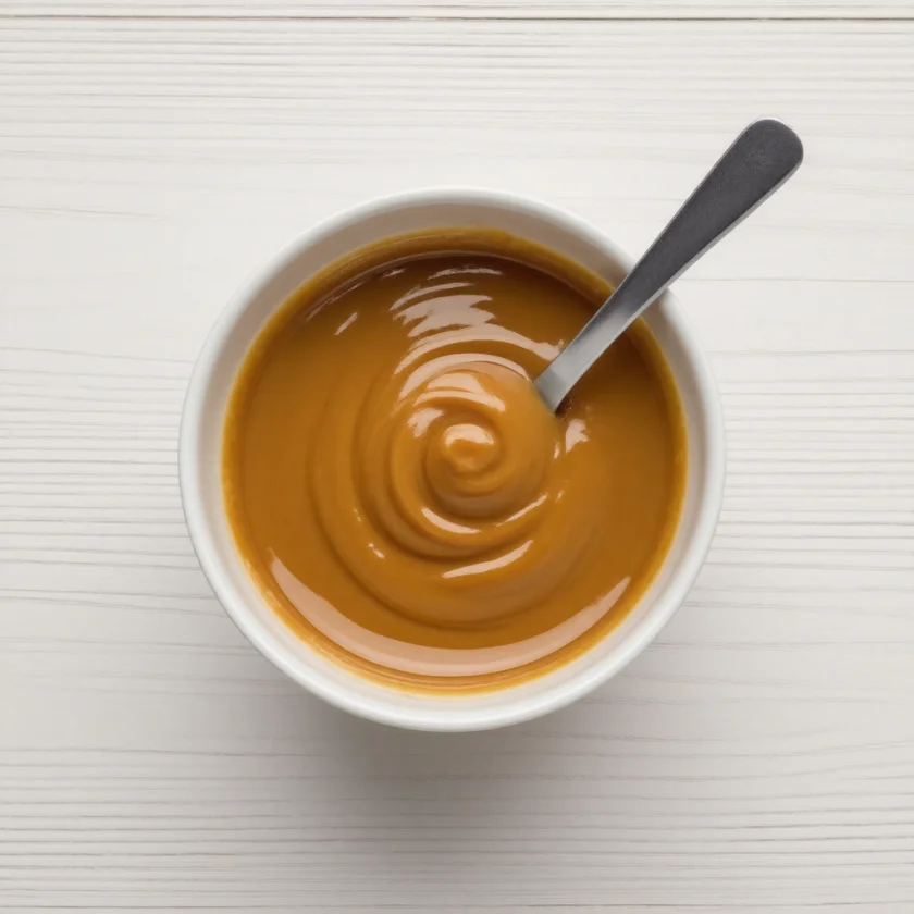 Smooth peanut butter thinned for infant feeding