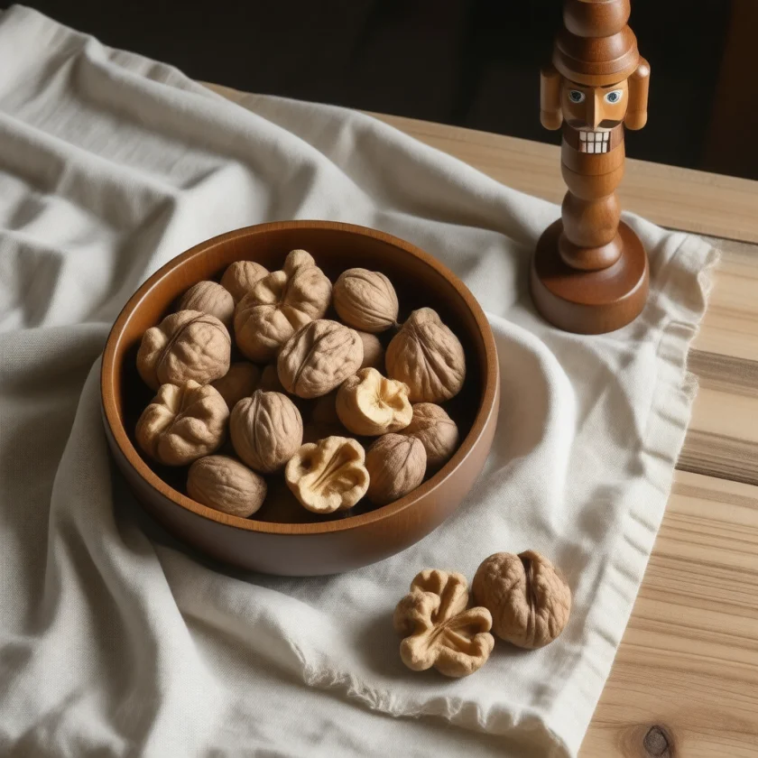 Shelled walnut halves