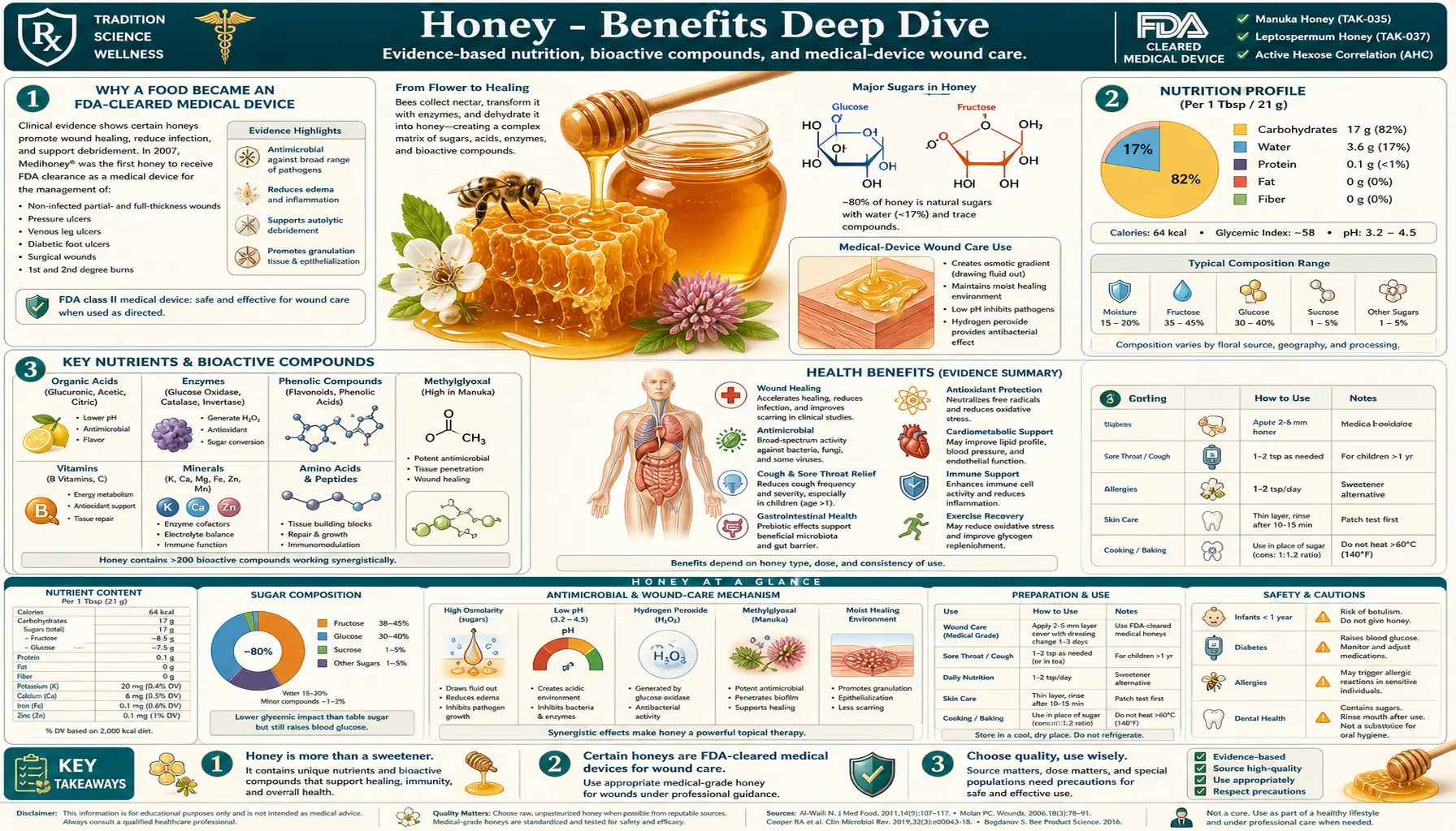 Benefits — scientific infographic poster