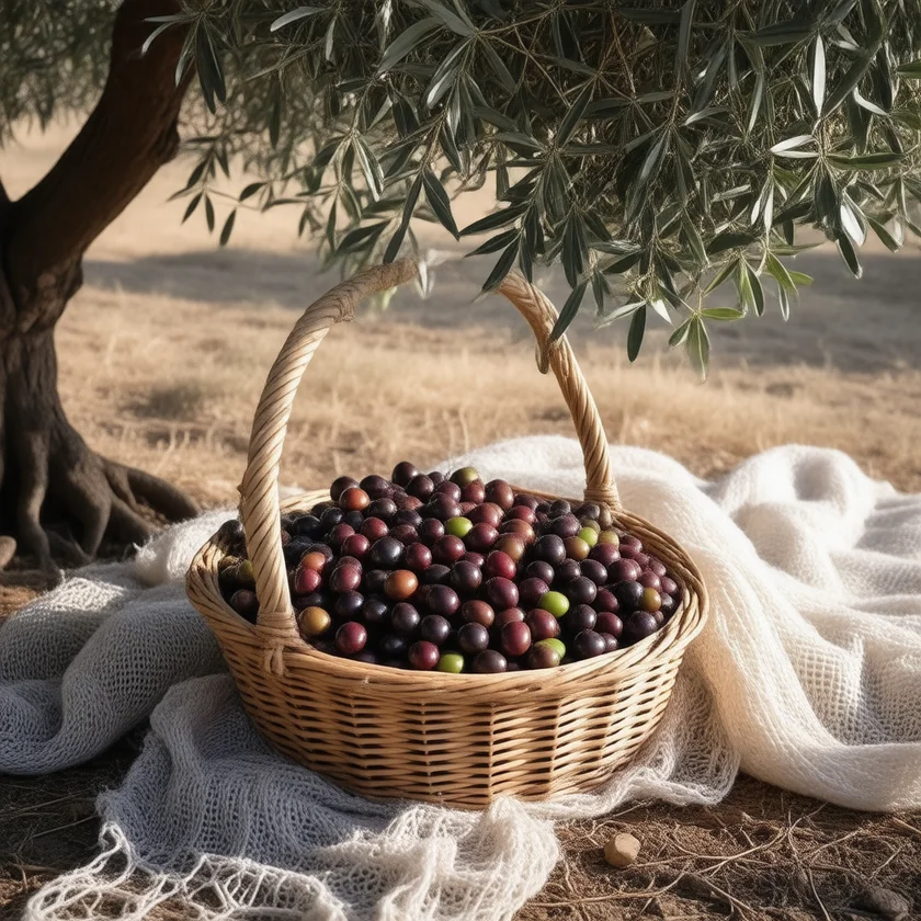 The olive harvest