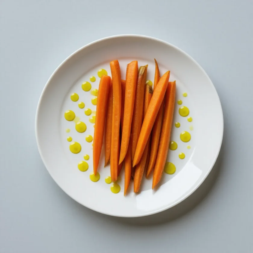 Carrots with olive oil, as in the Copenhagen trial