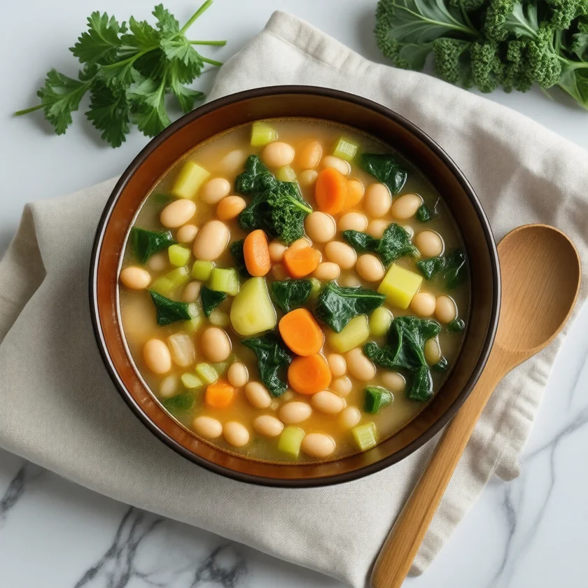 A white bean and vegetable stew