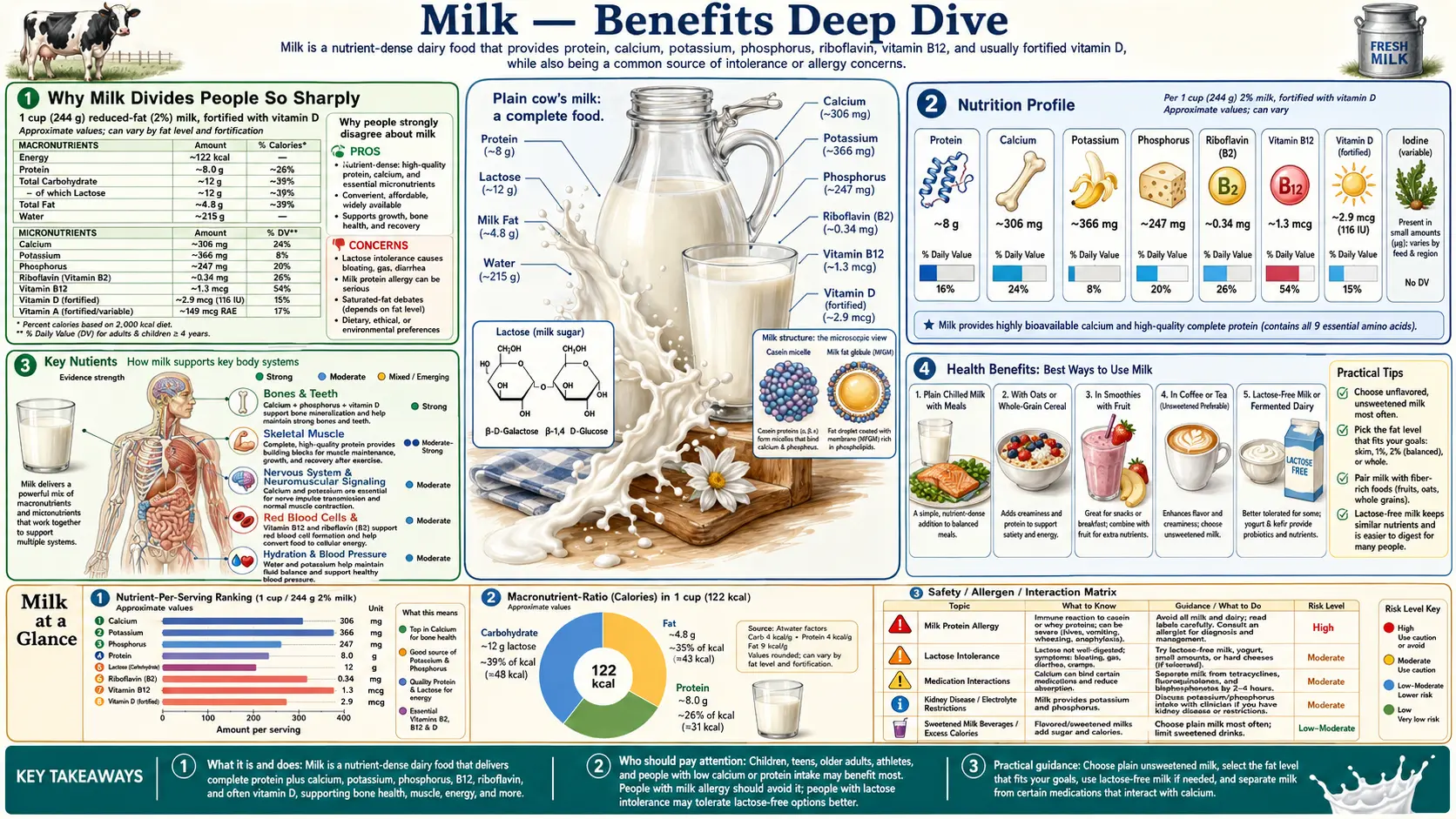 Benefits — scientific infographic poster