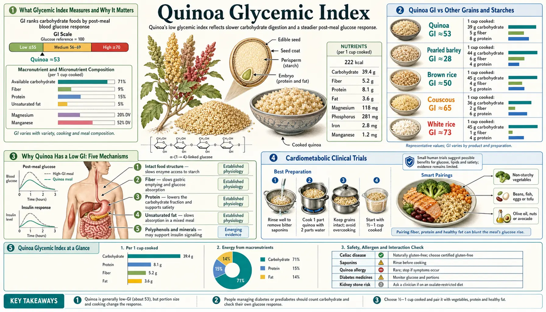 Glycemic Index — scientific infographic poster