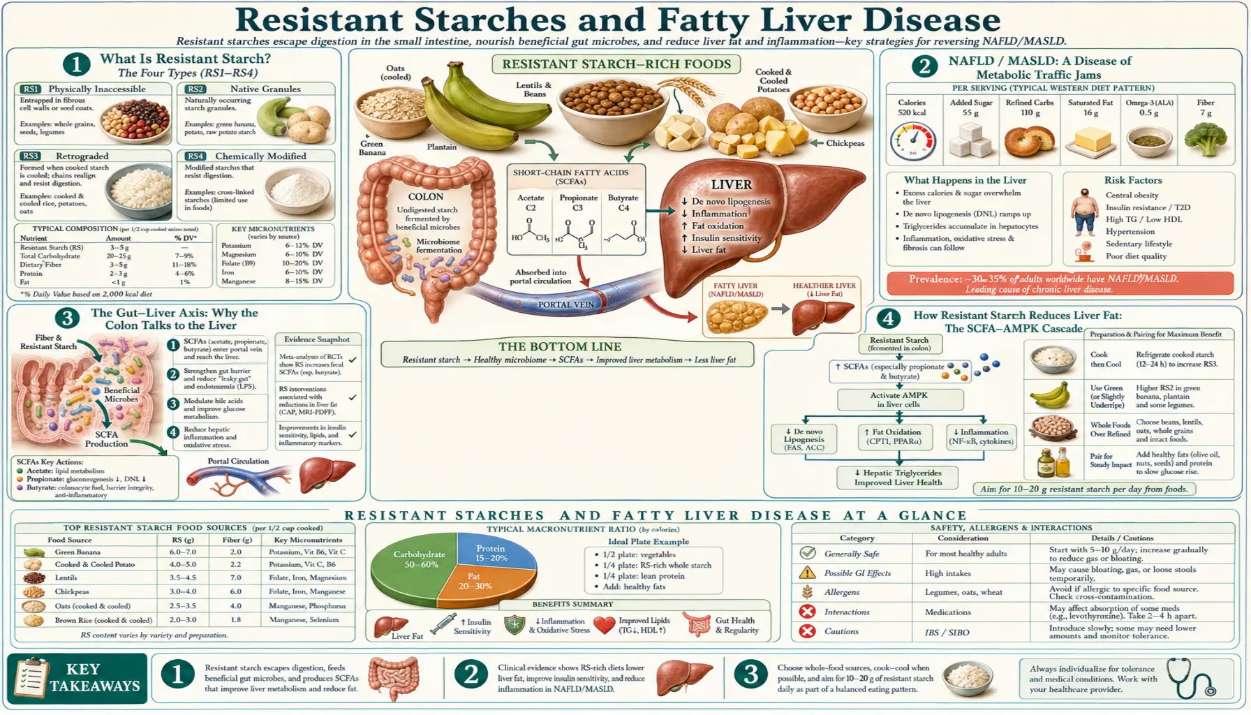 Fatty Liver Disease — scientific infographic poster