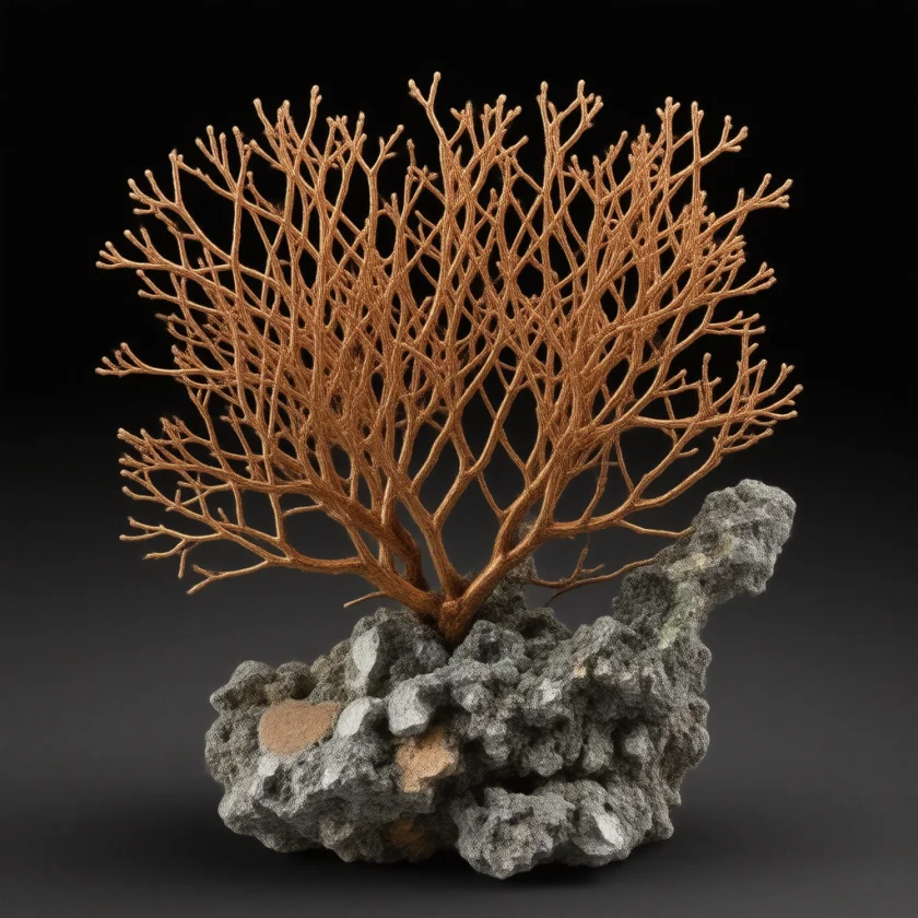Native copper; artichoke is a source of copper