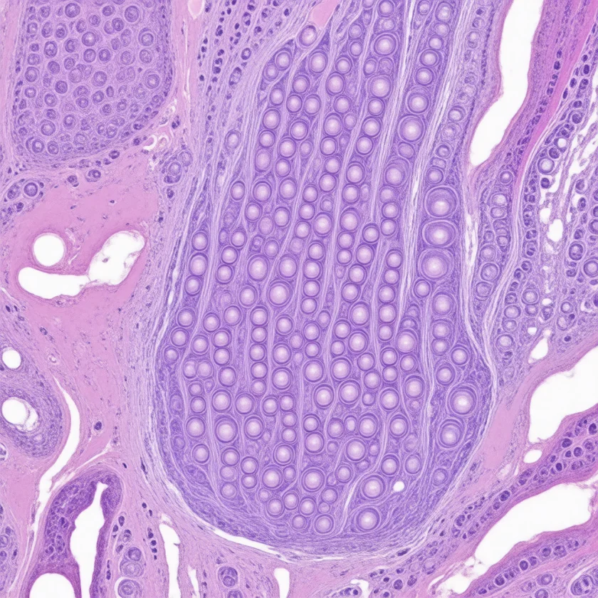 The colon lining, where gut bacteria ferment inulin