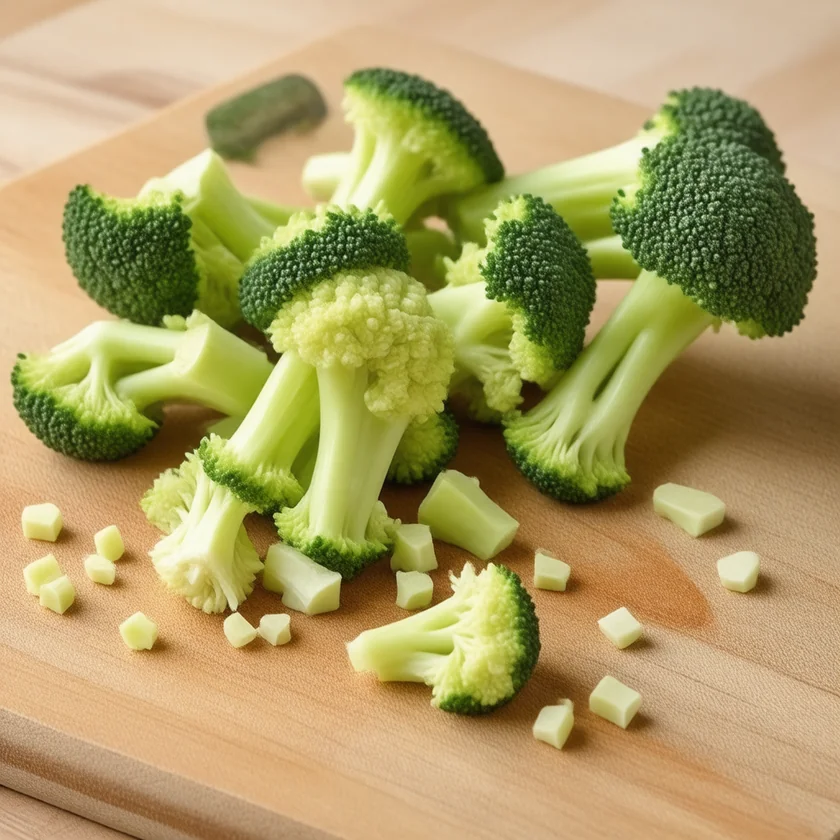 Chopping broccoli starts the sulforaphane reaction