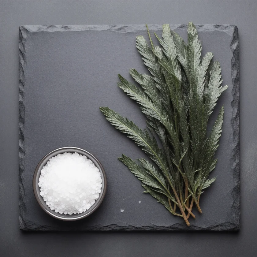 Seaweed and salt, sources of iodine