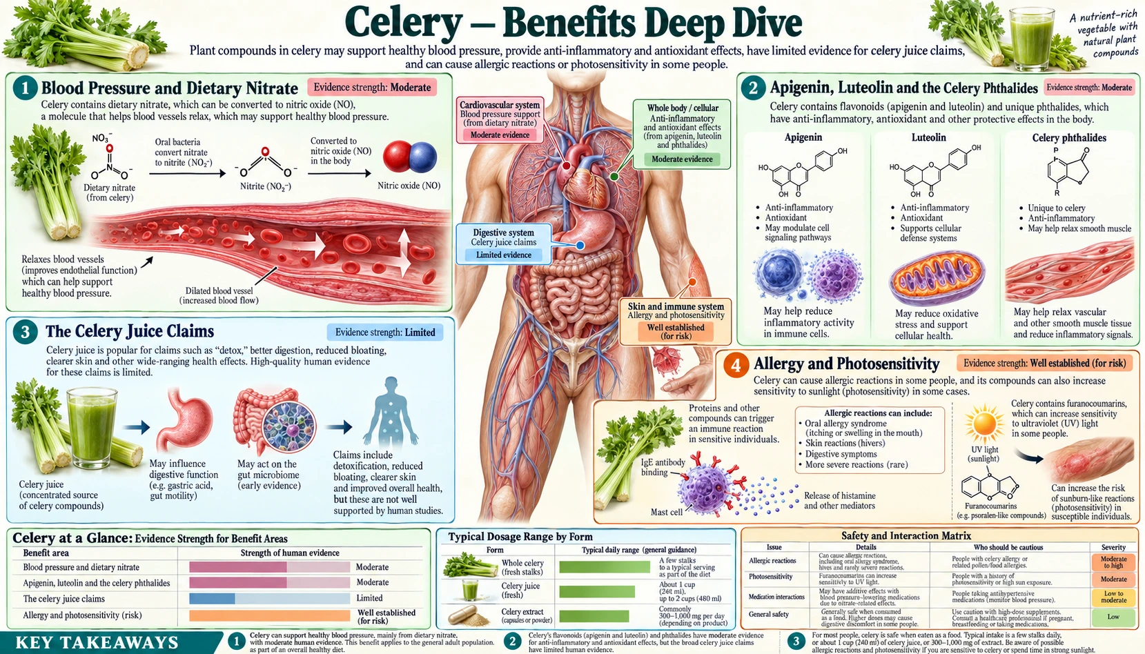 Benefits — scientific infographic poster