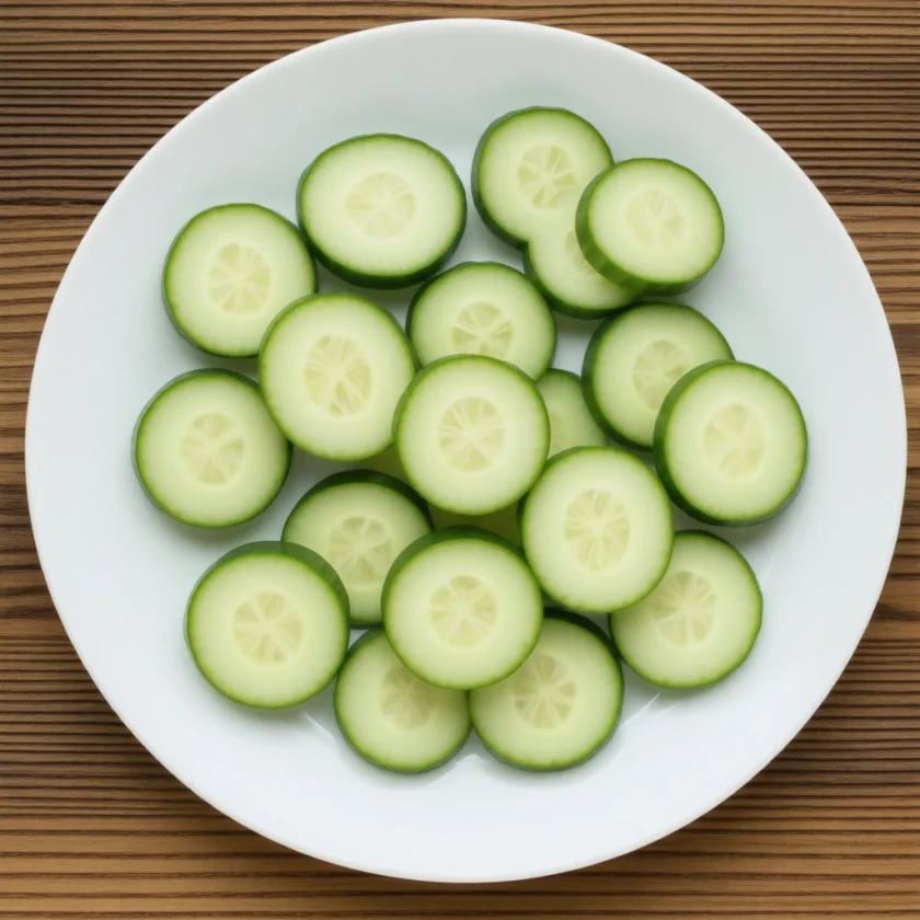 Cucumber slices