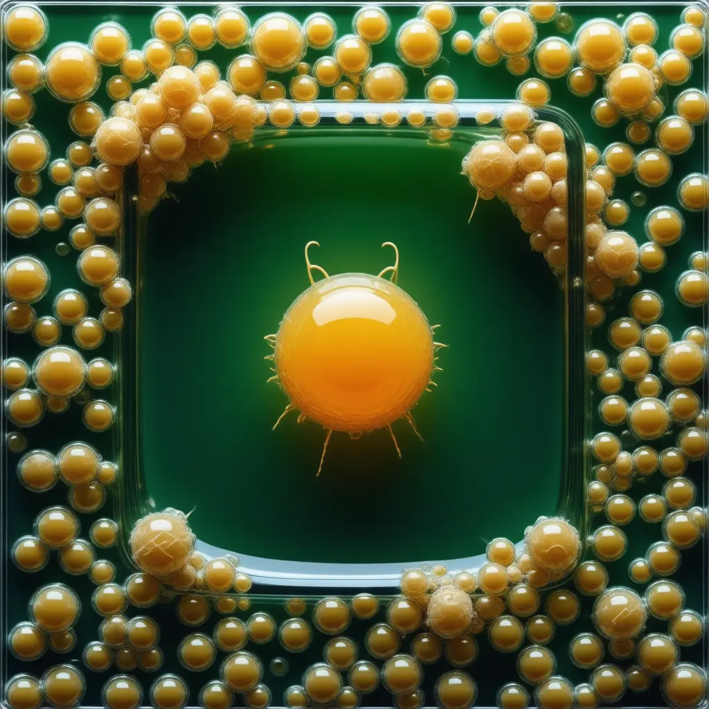 Macro view of Bee Pollen bioactive nutrients