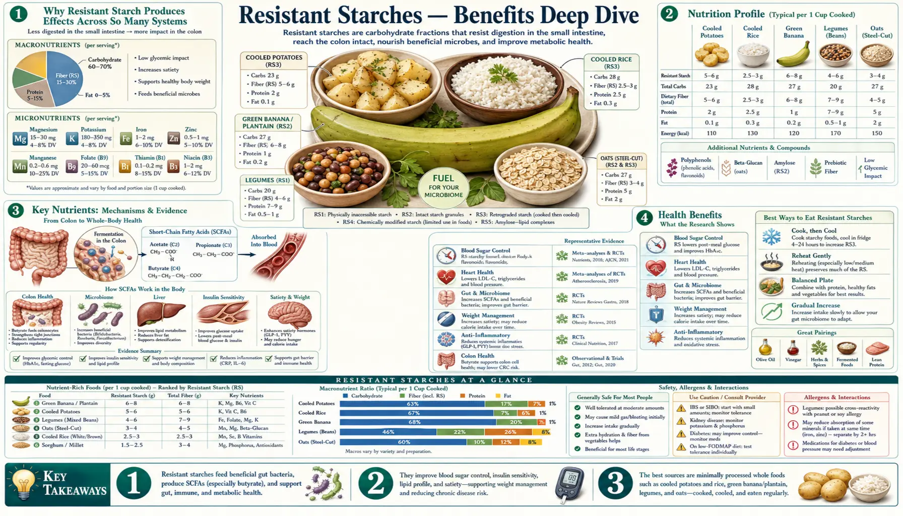 Benefits — scientific infographic poster