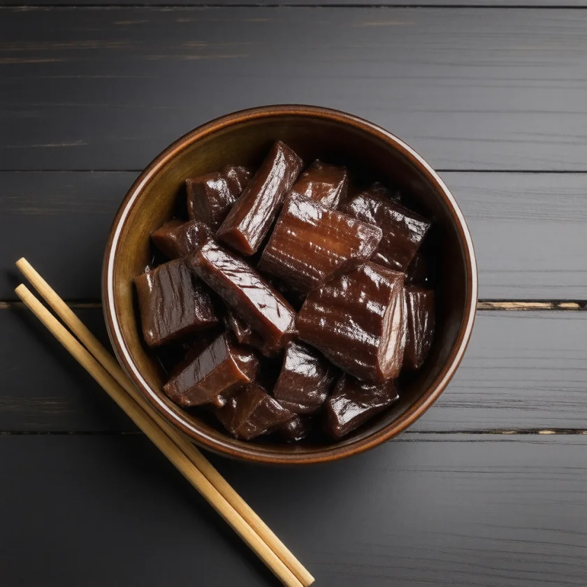 Processed black he shou wu slices
