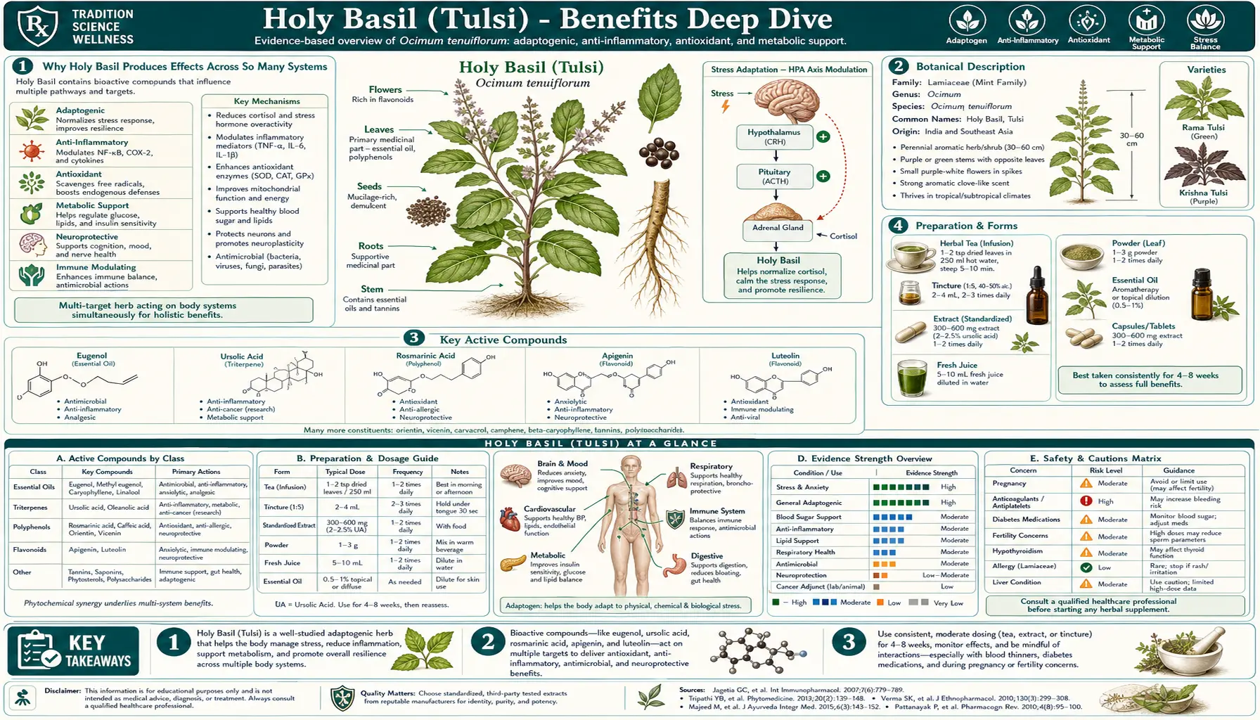Benefits — scientific infographic poster