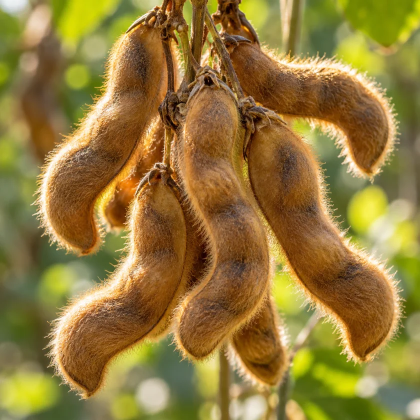 Velvet-covered pods that give the plant its name