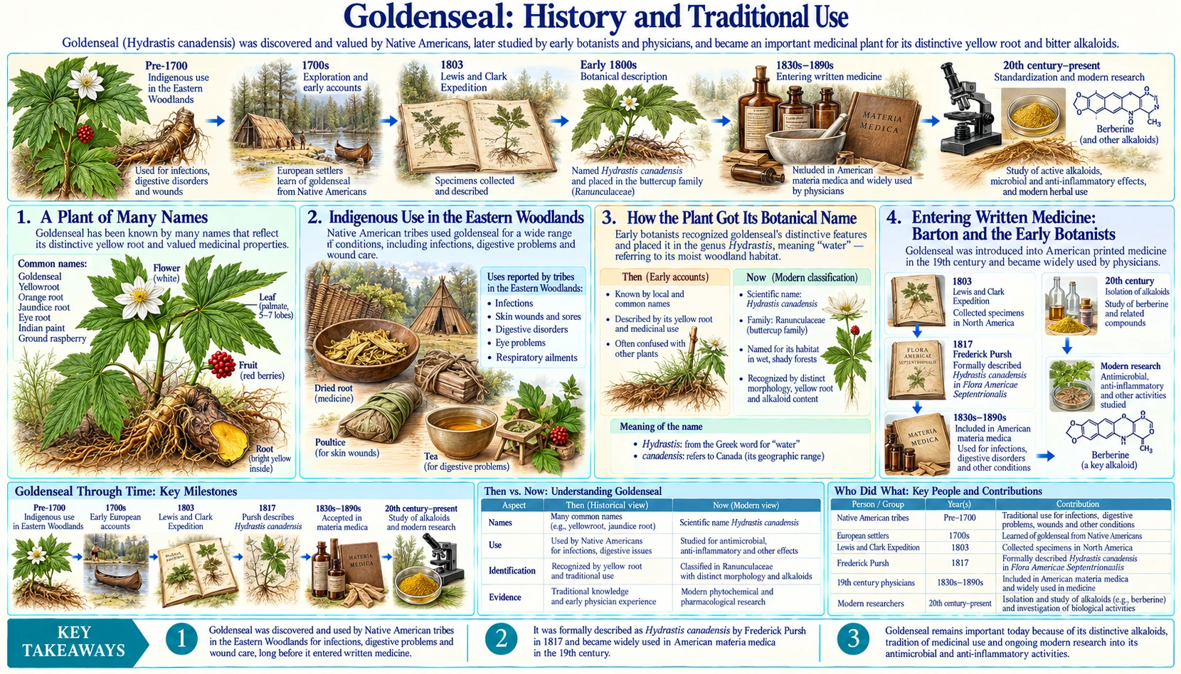 History — scientific infographic poster
