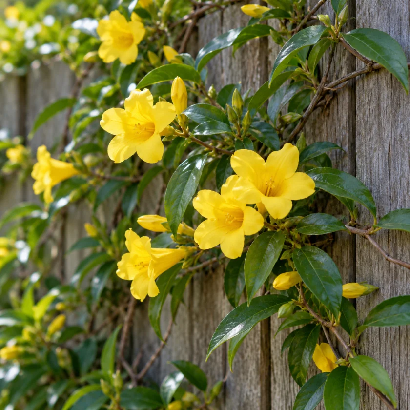 Carolina jessamine, a toxic plant also called jasmine