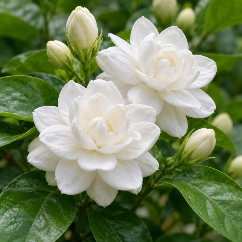Arabian jasmine, a true jasmine used for tea