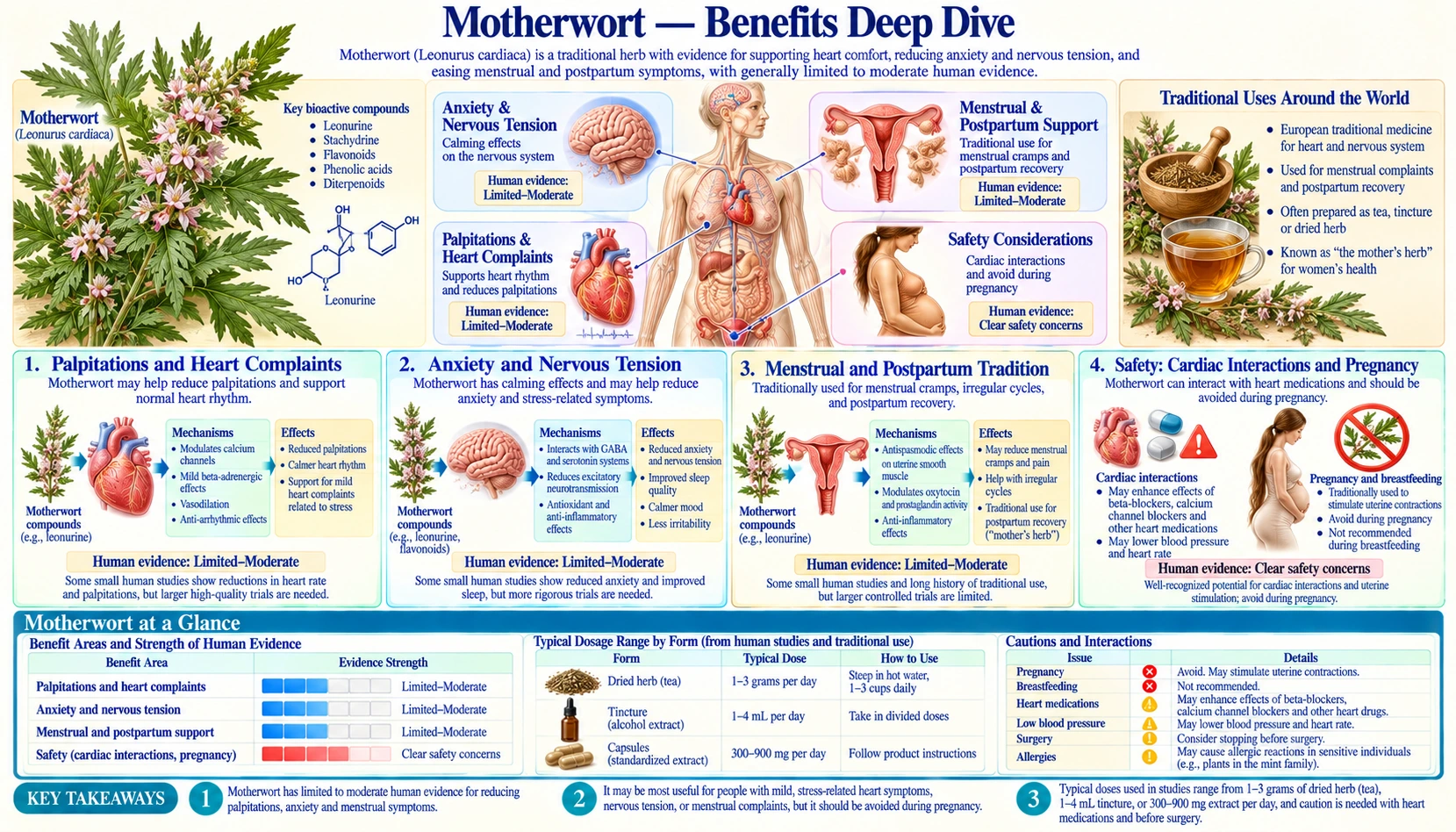 Benefits — scientific infographic poster