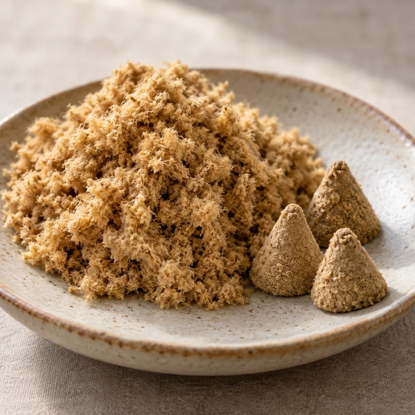 Moxa wool, aged and refined mugwort leaf