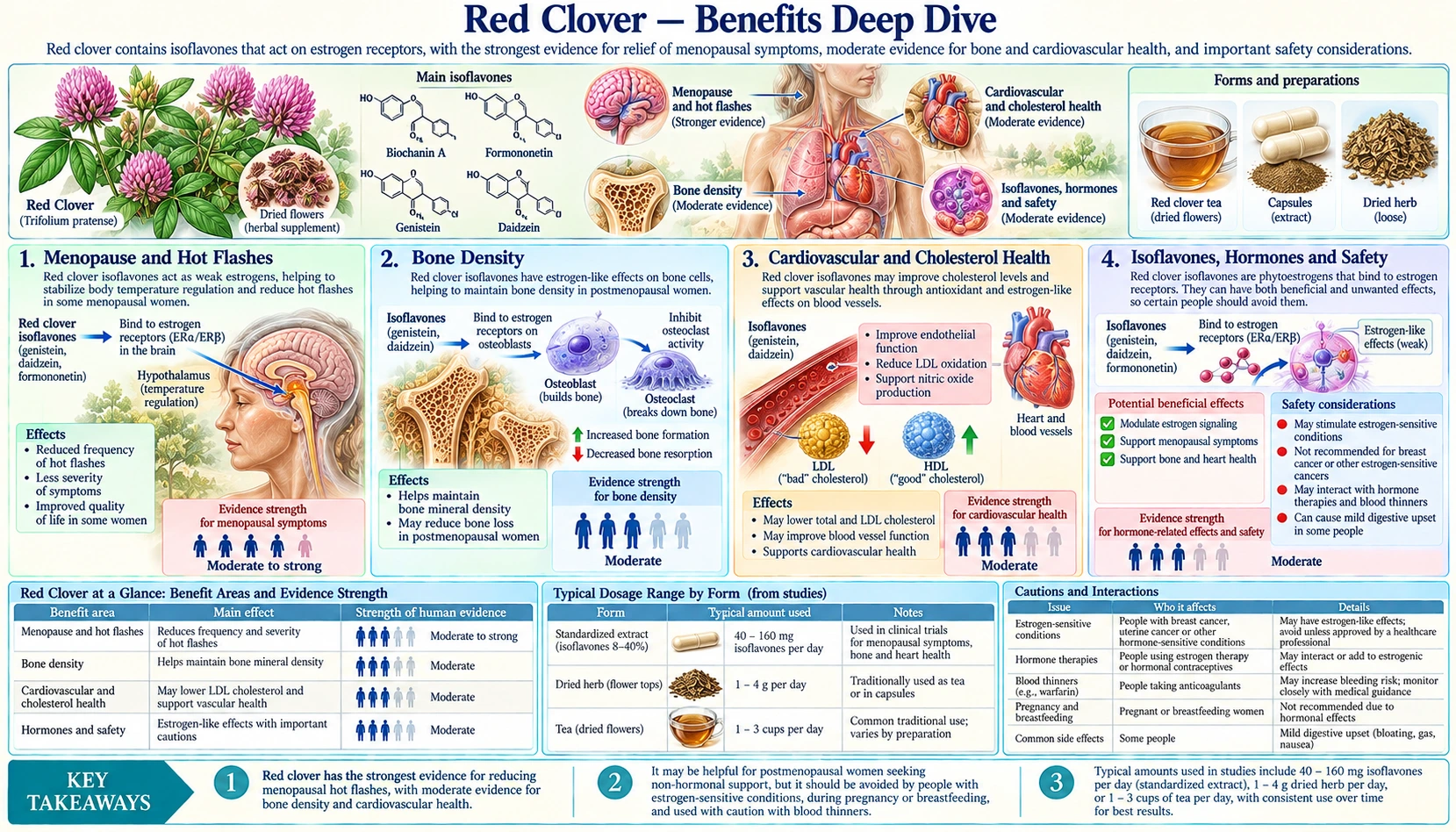 Benefits — scientific infographic poster