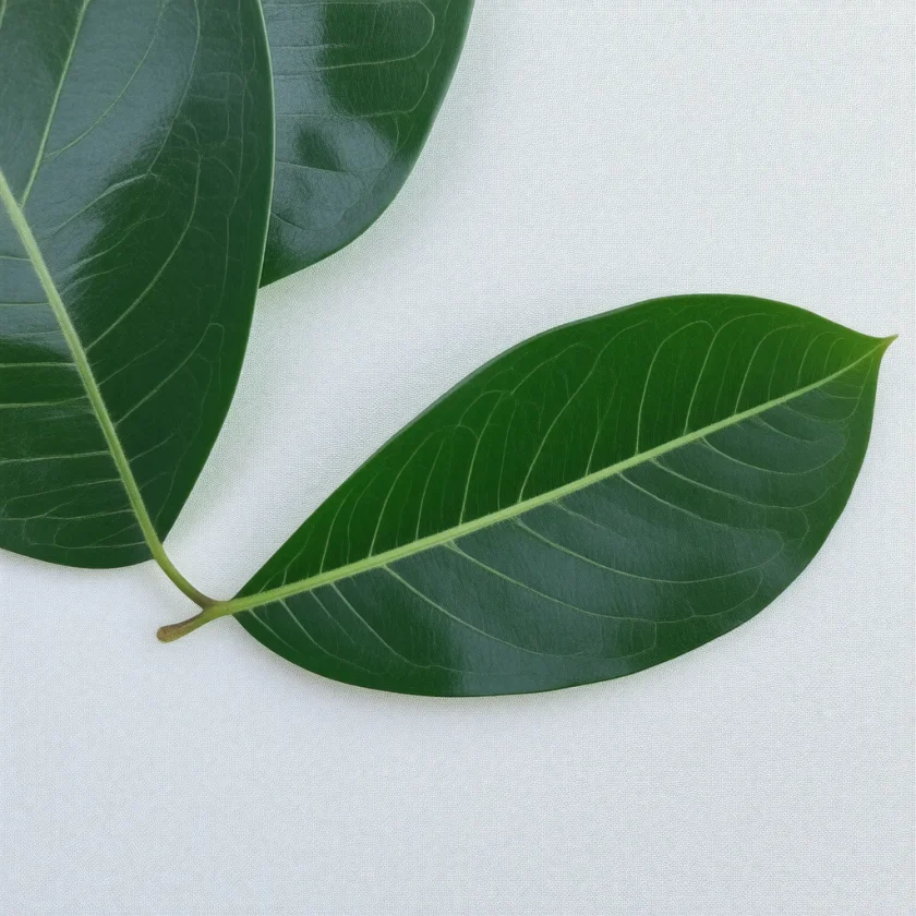 Fresh soursop leaves